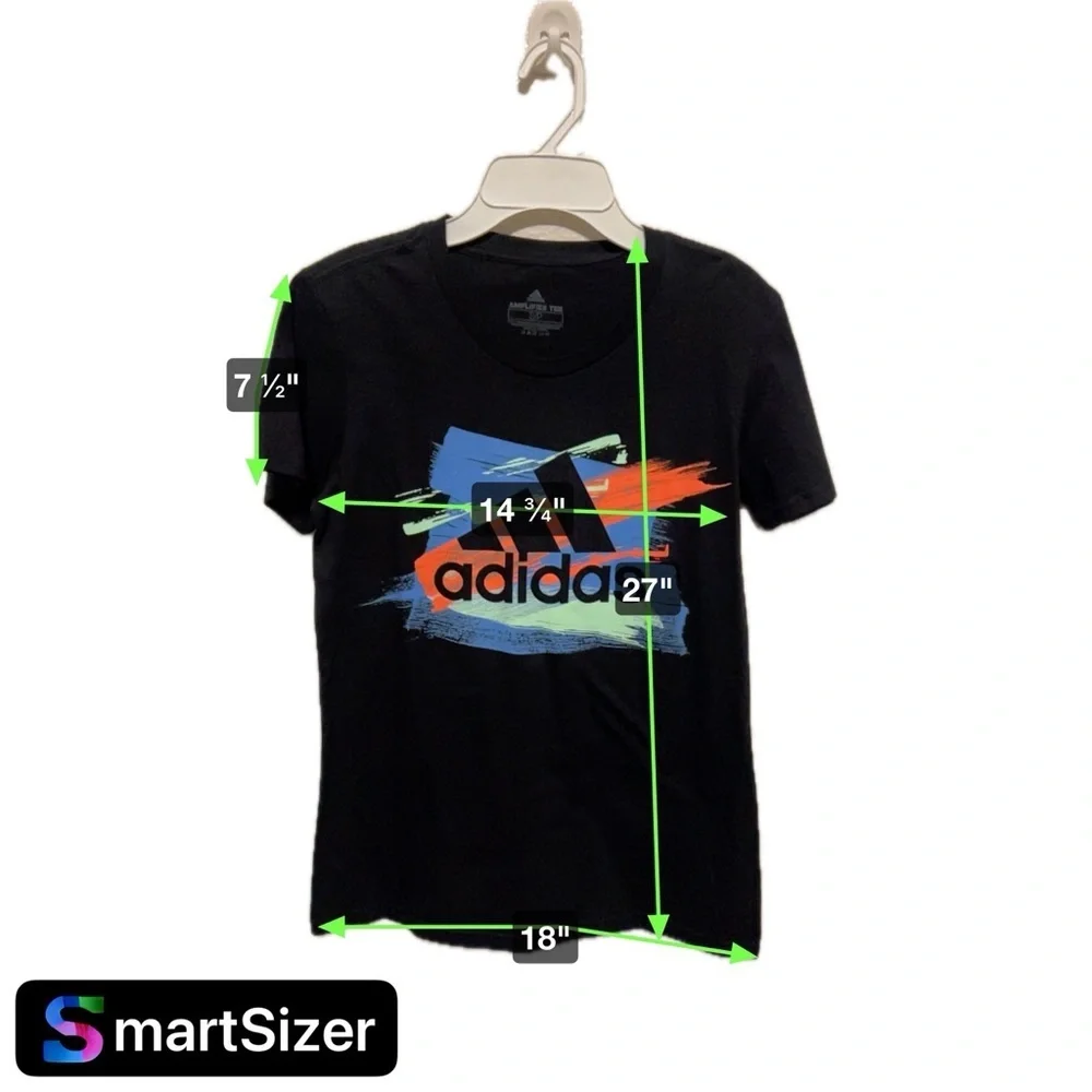 Adidas black and orange graphic tee! - Picture 3 of 4